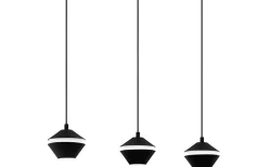 Perpigo Taklampa 87cm GU10 LED 3000k 3x4,5W Svart