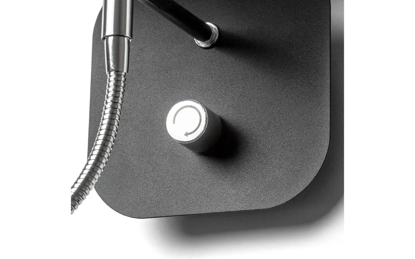 Perth Sänglampa Svart/Krom