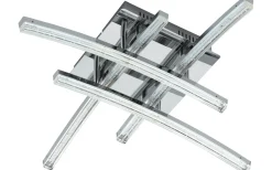 Pertini Plafond 45cm LED 3000K 17,2W Krom