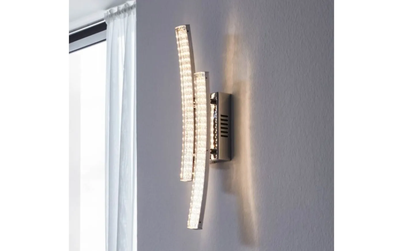 Pertini Plafond 33cm LED 3000K 6,6W Krom