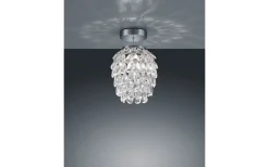 Petty Plafond 20cm E14 krom/transparent