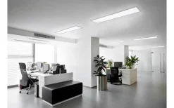 Phoenix Plafond LED 120x30cm borstad stål