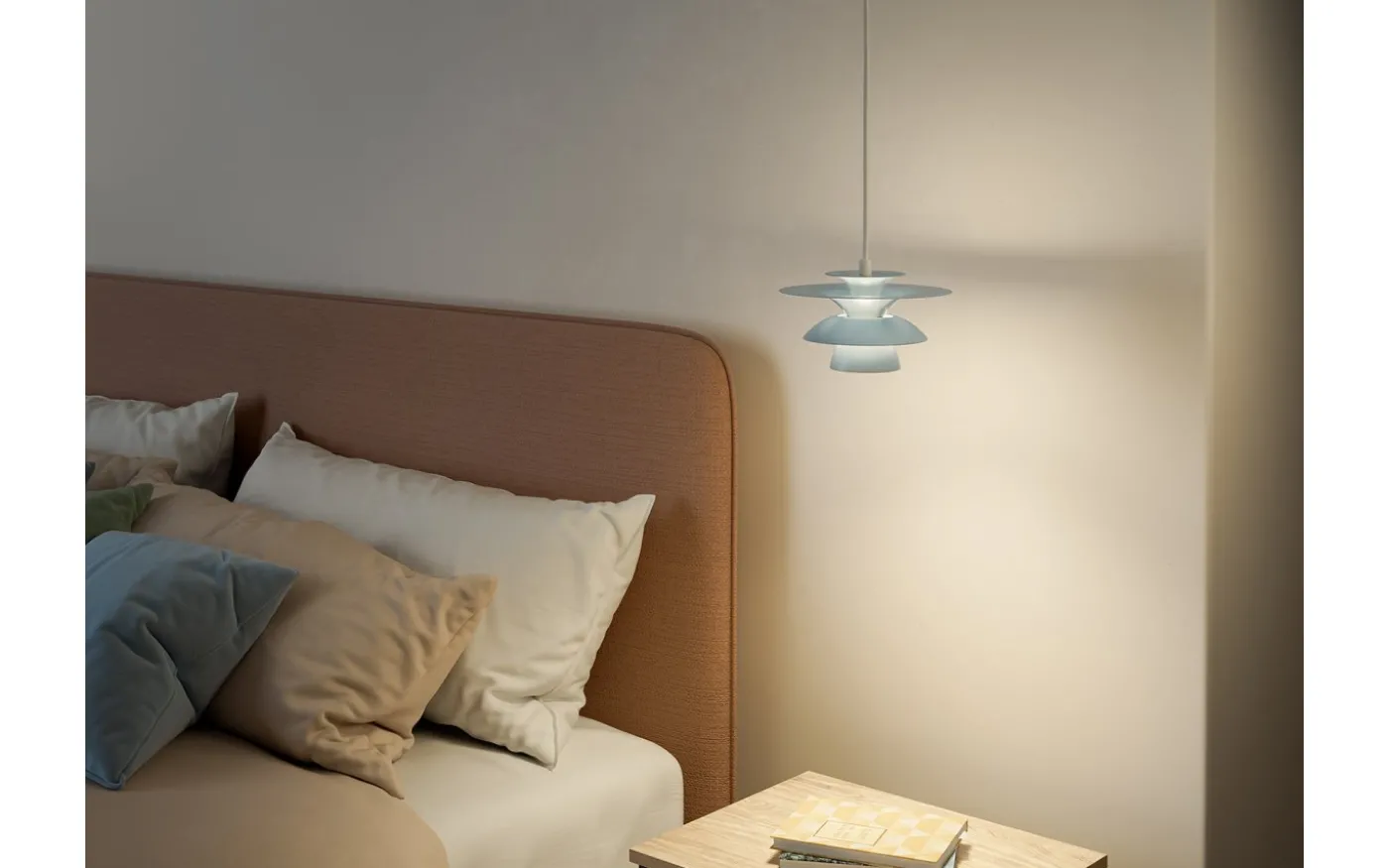 Picasso Pendelarmatur Ø18cm Isblå