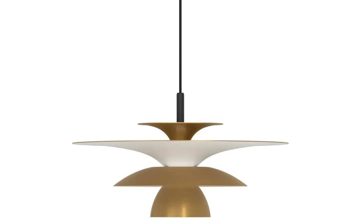 Picasso Taklampa 38cm Antikmässing