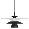 Picasso Taklampa 38cm Mattsvart