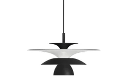 Picasso Taklampa 38cm Mattsvart