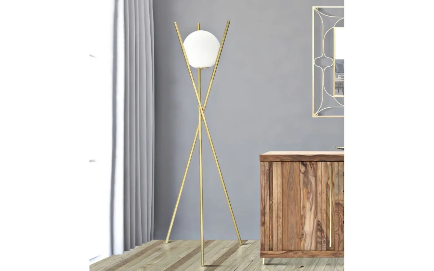 Piccolo Golvlampa 155cm Guld