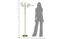 Piccolo Golvlampa 176cm Guld