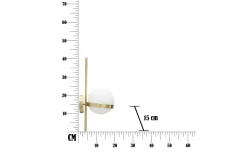 Piccolo Vägglampa 40cm Guld