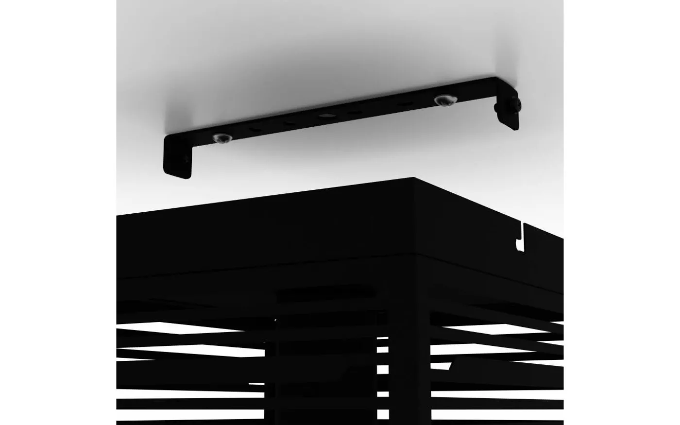 Piedritas Plafond 18cm Svart