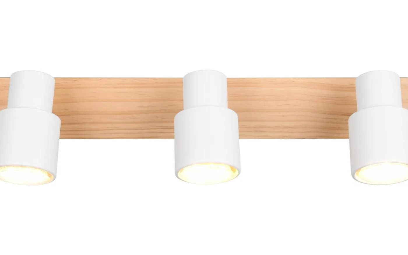 Pierre Spotlight 3-delad matt vit/trä