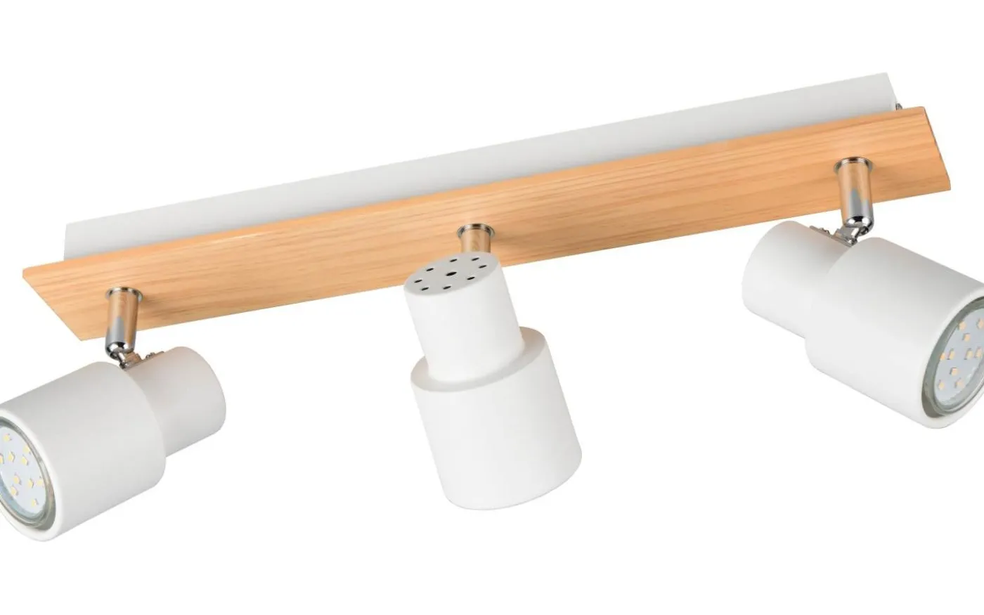 Pierre Spotlight 3-delad matt vit/trä