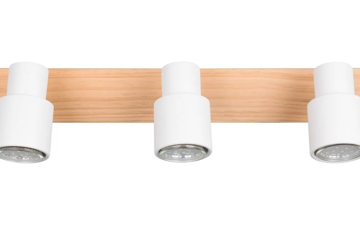 Pierre Spotlight 3-delad matt vit/trä