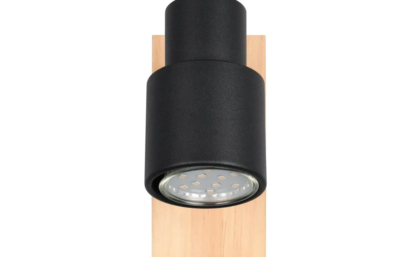 Pierre Spotlight matt svart/trä