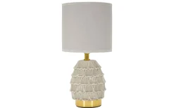 Pigny Bordslampa 30,5cm Ljusgrå