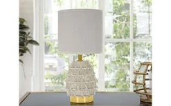 Pigny Bordslampa 30,5cm Ljusgrå