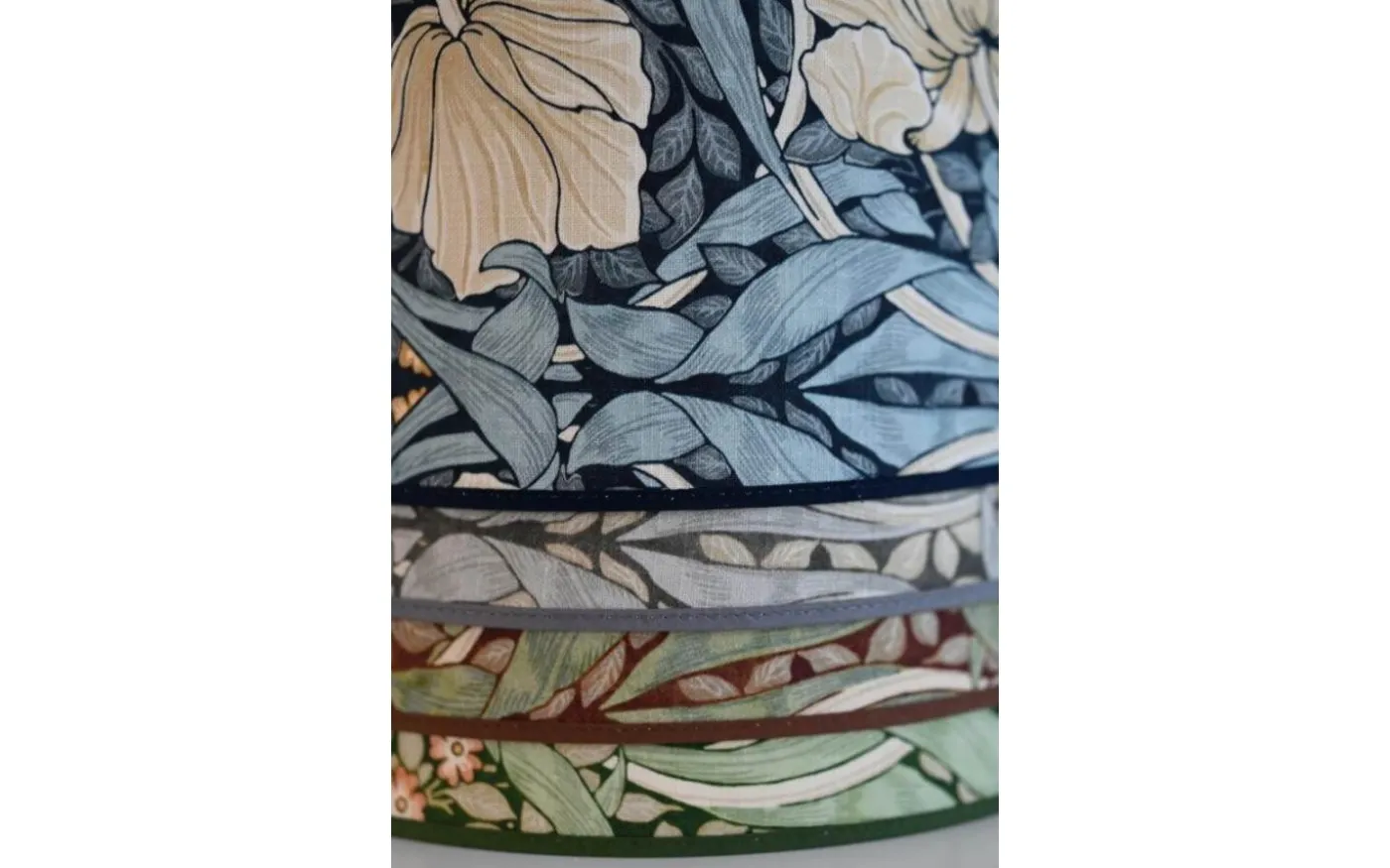 Pimpernel Lampskärm Ø17cm Indigo William Morris