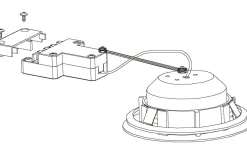 Pineda Spotlight LED 3000K 4,9W Nickel IP44