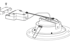 Pineda Spotlight LED 3000K 11W Nickel/Vit