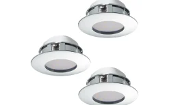 Pineda Spotlight 3-Pack LED 3000K 3x4,9W Krom IP44