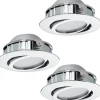 Pineda Spotlight 3-Pack LED 3000K 3x5,5W Krom