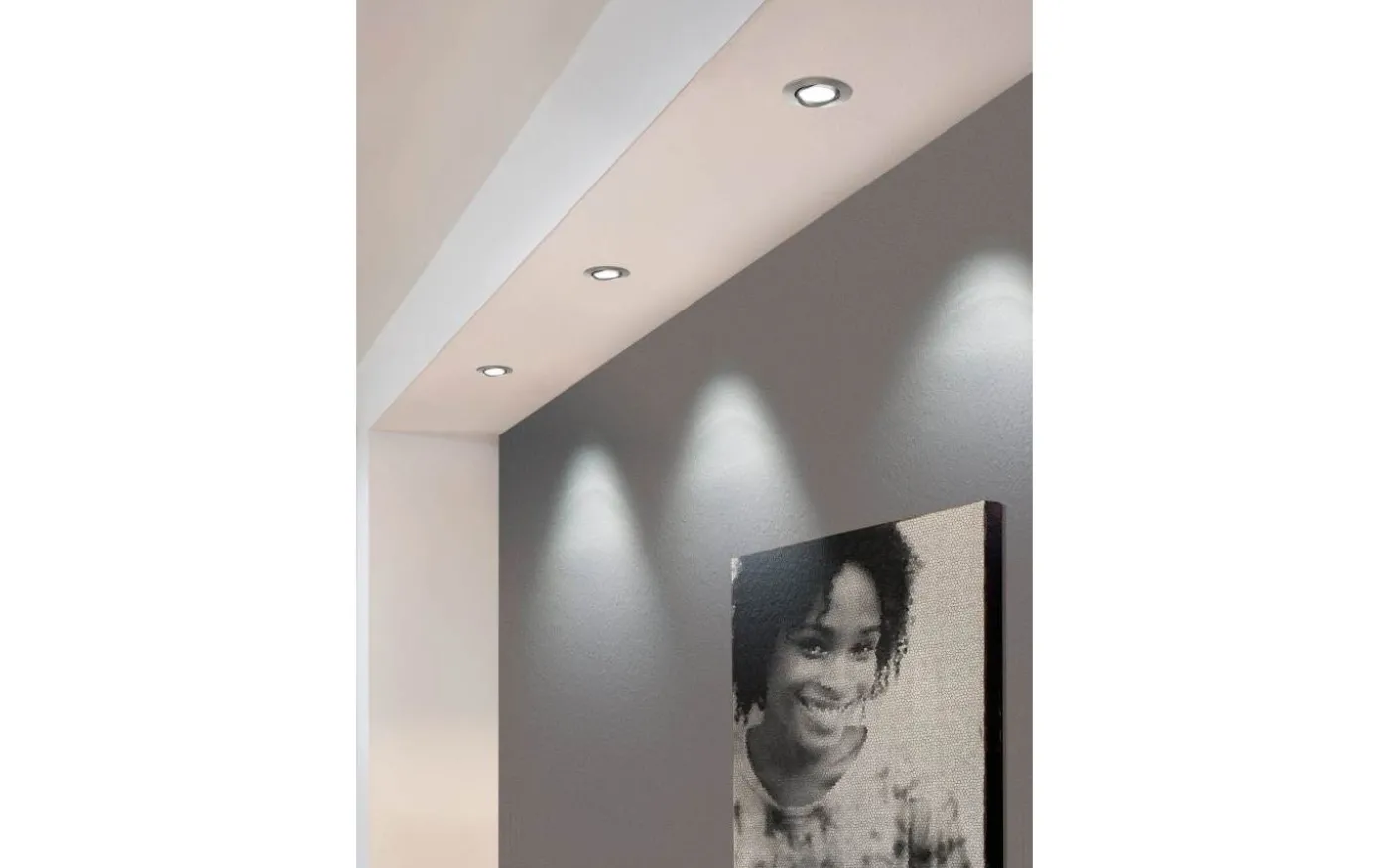 Pineda Spotlight 3-Pack LED 3000K 3x5,5W Krom