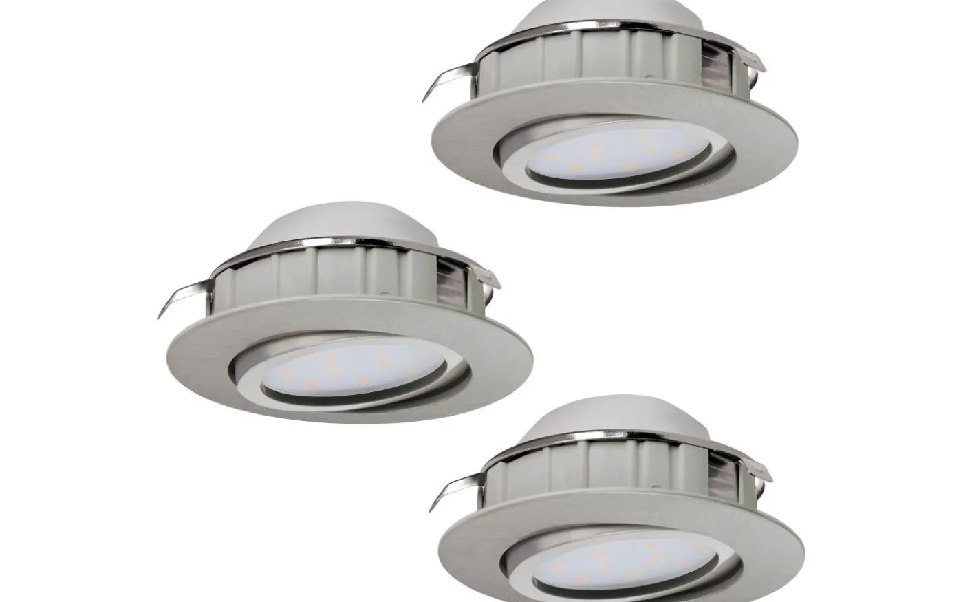 Pineda Spotlight 3-Pack LED 3000K 3x4,9W Nickel
