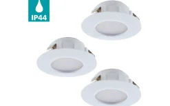 Pineda Spotlight 3-Pack LED 3000K 3x4,9W Vit IP44