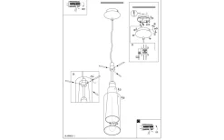 Pinto Fönsterlampa 11cm Vit