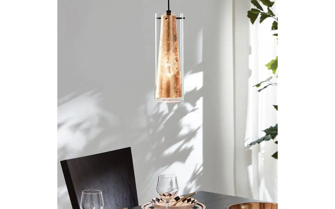 Pinto Gold Taklampa 91cm Guld