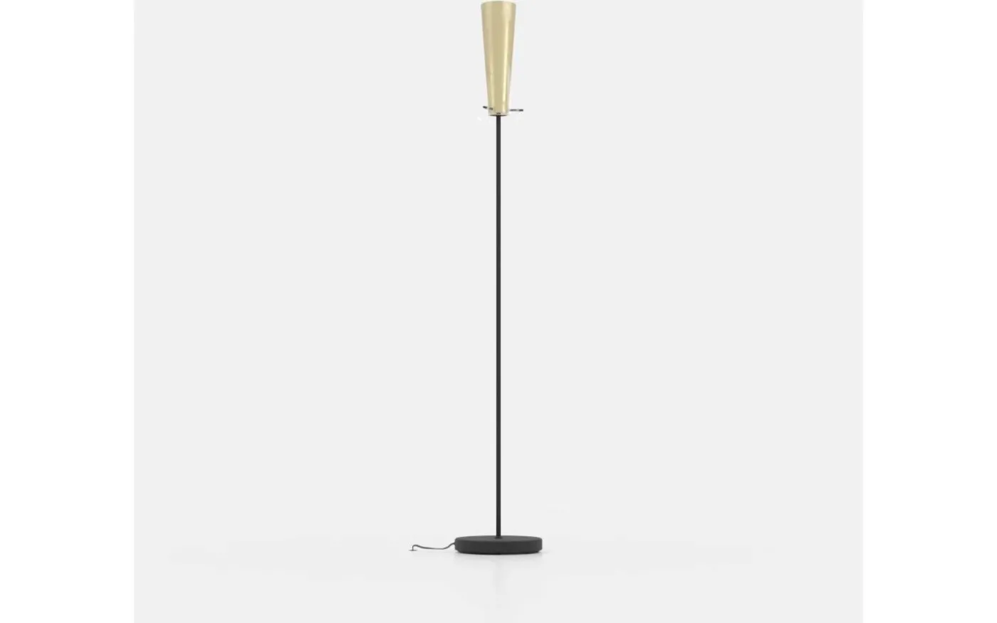 Pinto Golvlampa 147cm Svart/Guld