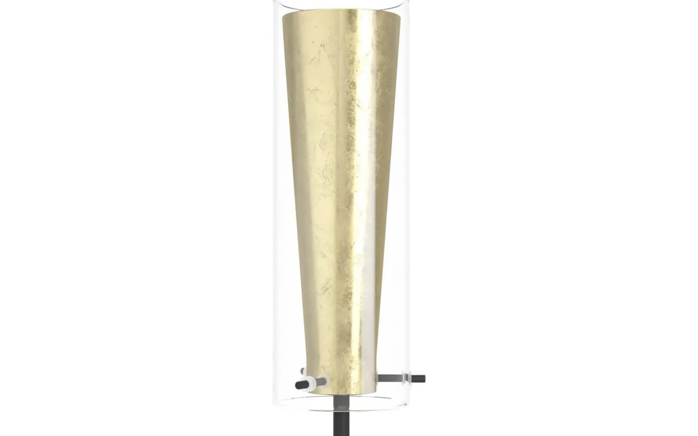 Pinto Golvlampa 147cm Svart/Guld