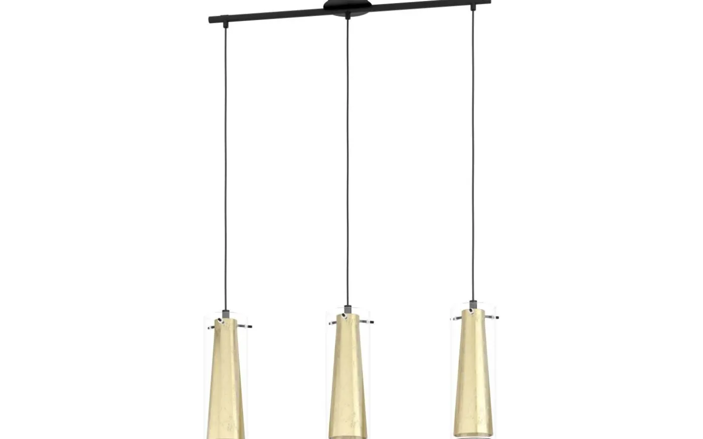 Pinto Taklampa 73cm Bladguld