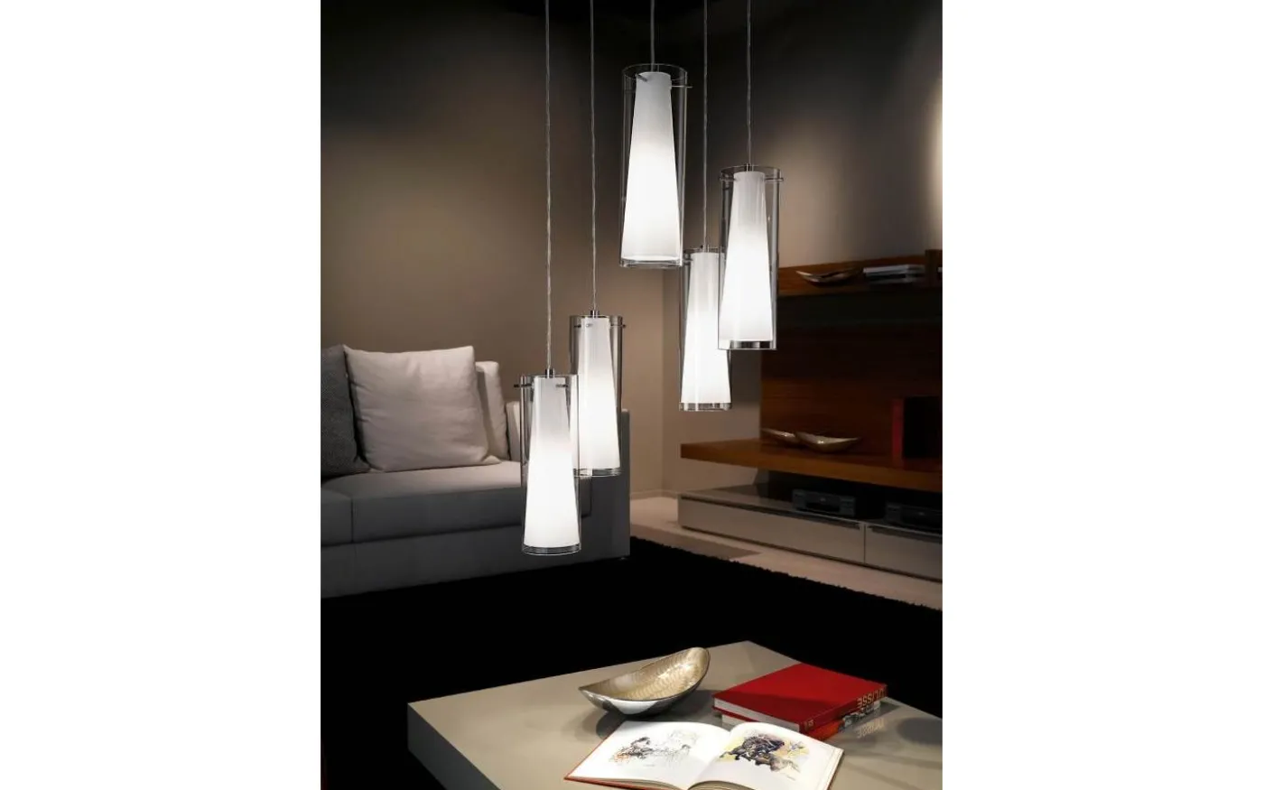 Pinto Taklampa 50cm Krom