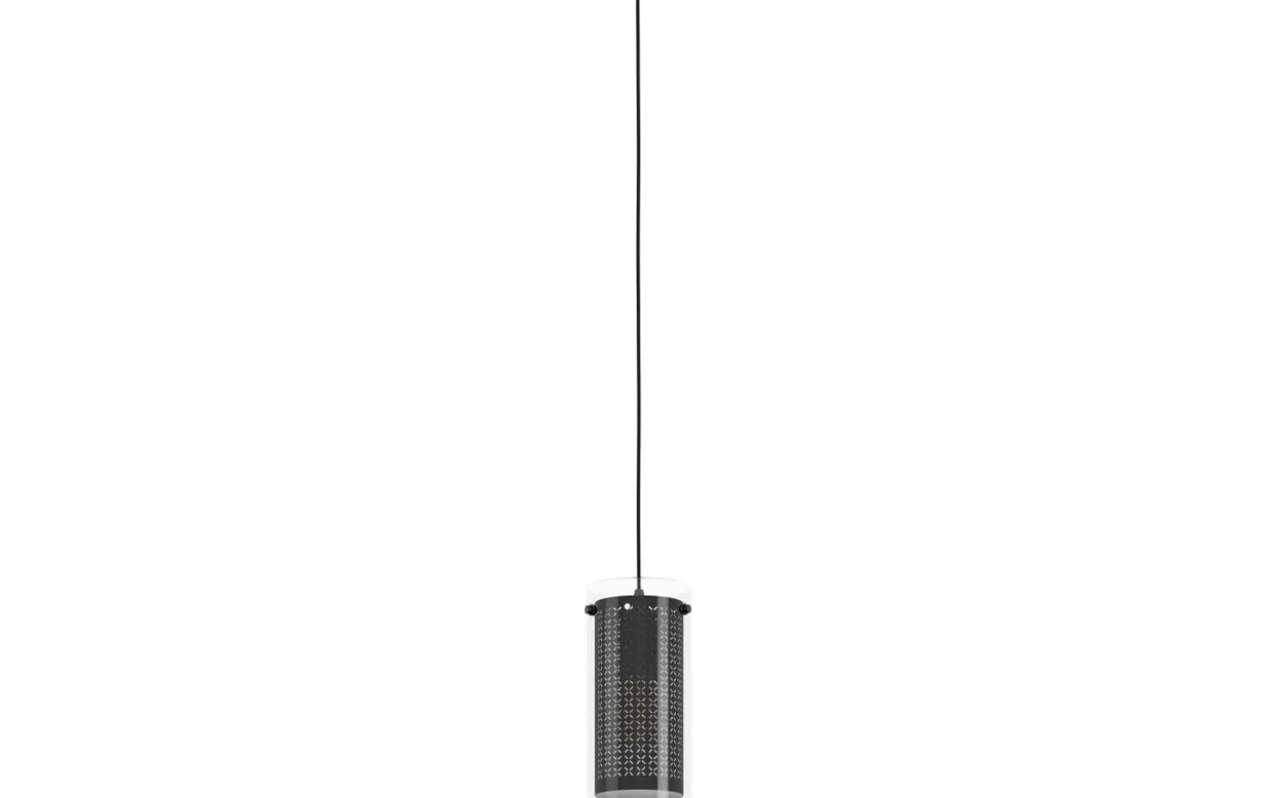 Pinto Textil 1 Fönsterlampa 12cm Svart