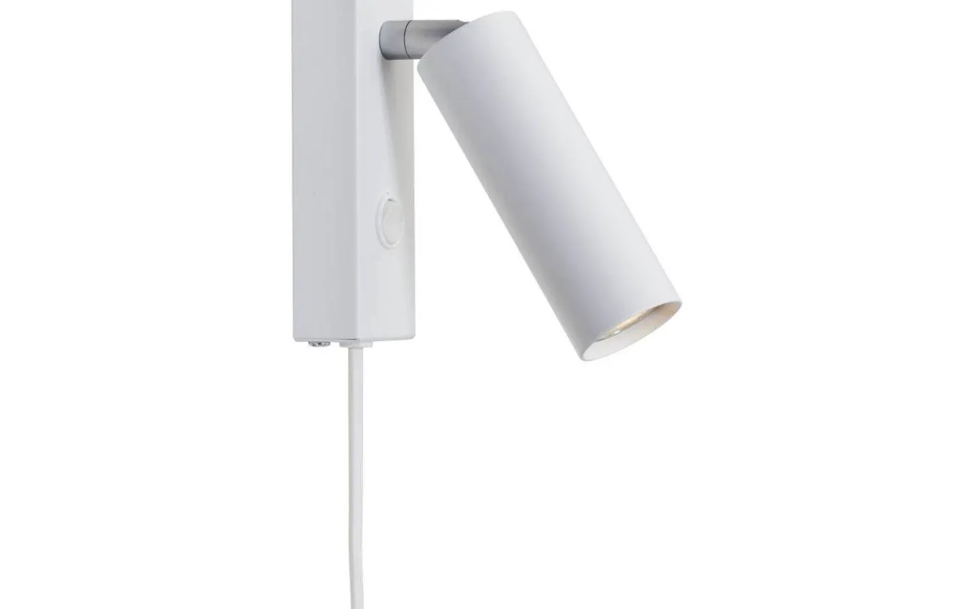 Pipeline Vägglampa Enkel Mattvit