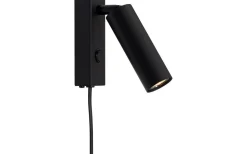 Pipeline Vägglampa Enkel Mattsvart