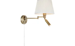 Pivot Vägglampa Offwhite/Antikmässing