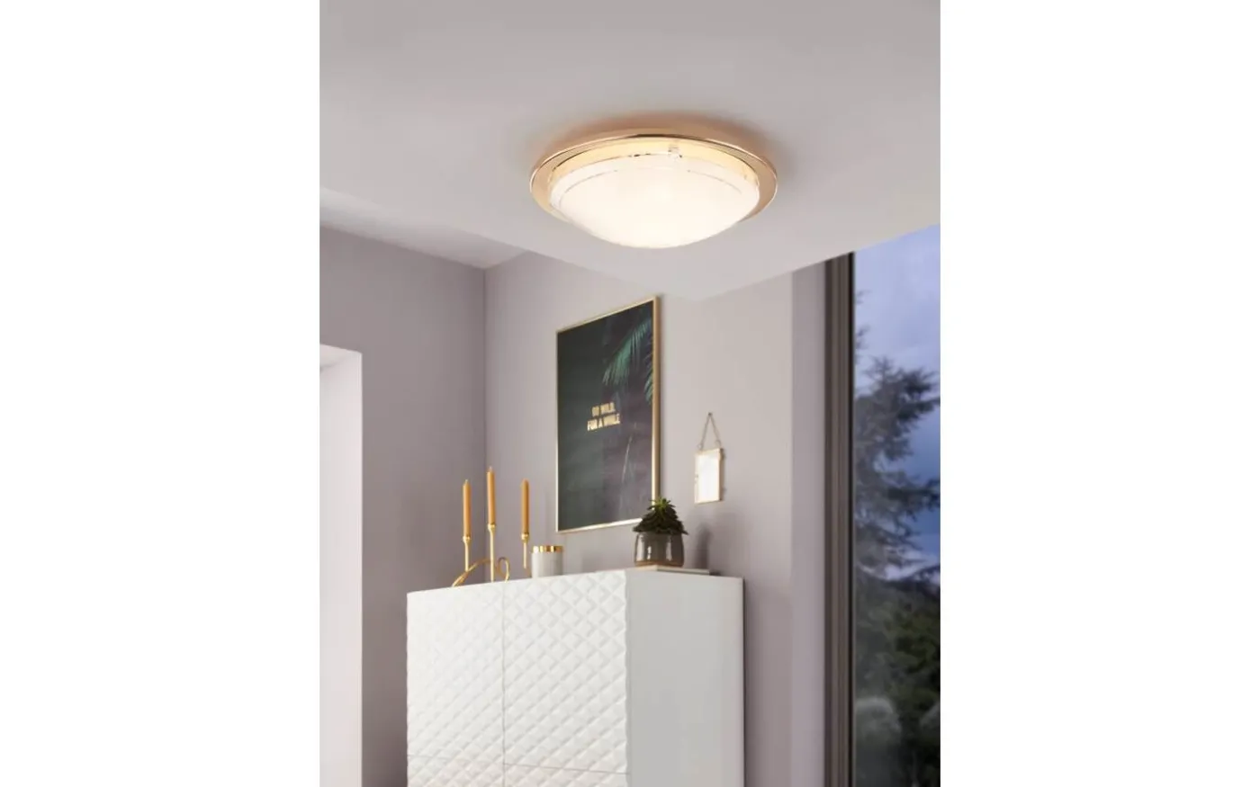 Planet Plafond 29cm Guld