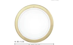 Planet Plafond 29cm Guld