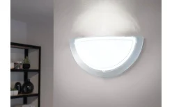 Planet Vägglampa Krom