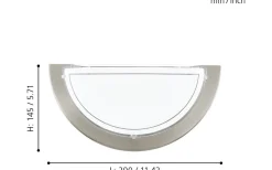 Planet Vägglampa Nickel