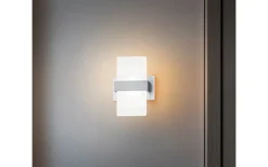 Platon Vägglampa LED 1-delad borstad aluminium