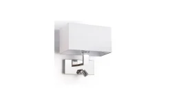 Plaza Vägglampa Med LED Spotlight