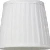 Plisserad Lampskärm Ø20cm Vit
