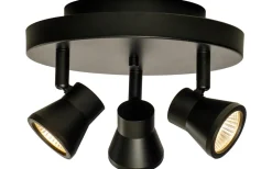 Pluto Takspotlight 20cm LED 3x5W 3000K Svart