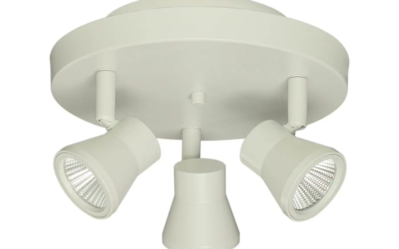 Pluto Takspotlight 20cm LED 3x5W 3000K Vit