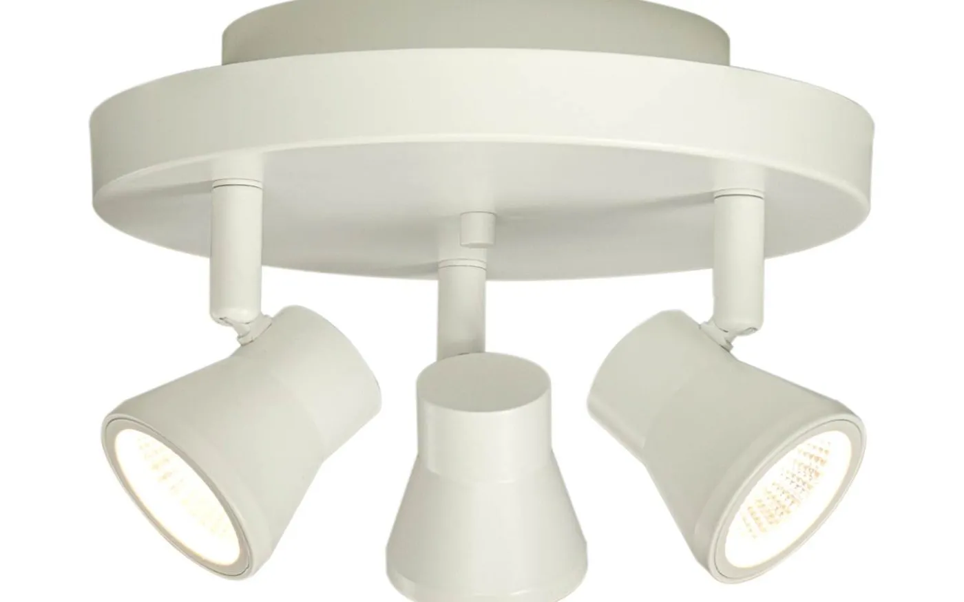 Pluto Takspotlight 20cm LED 3x5W 3000K Vit