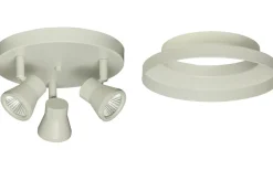 Pluto Takspotlight 20cm LED 3x5W 3000K Vit