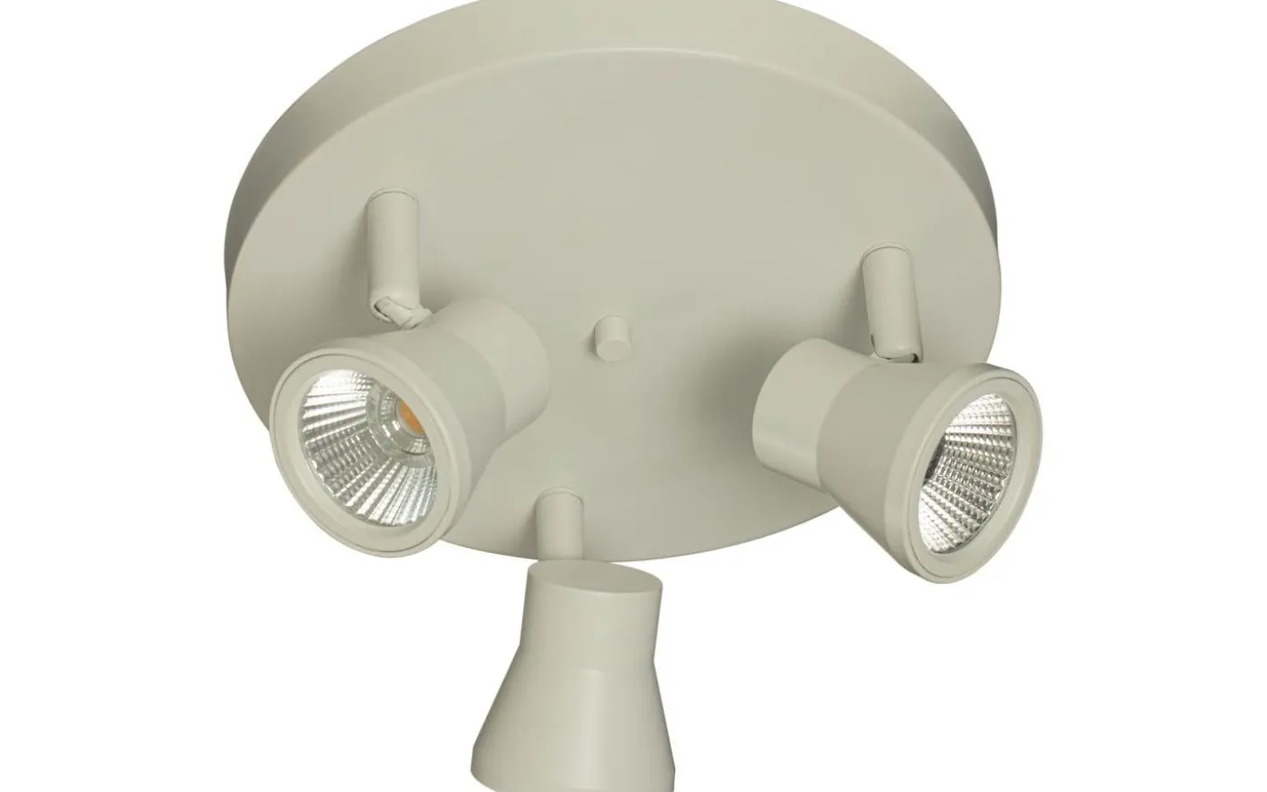 Pluto Takspotlight 20cm LED 3x5W 3000K Vit